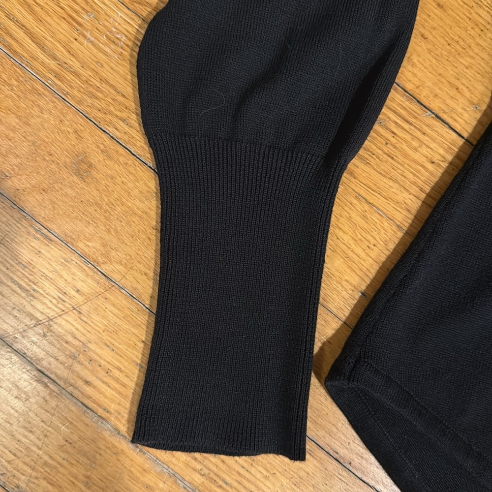 🌼🐴VINTAGE EQUESTRIAN BLACK MOCK CARDIGAN - SNAFFLE BIT - LARGE🐴🌼 - Picture 5 of 9